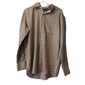 Bogari Italian‎ Button Down Men's Shirt Size Medium Long Sleeve Classic City